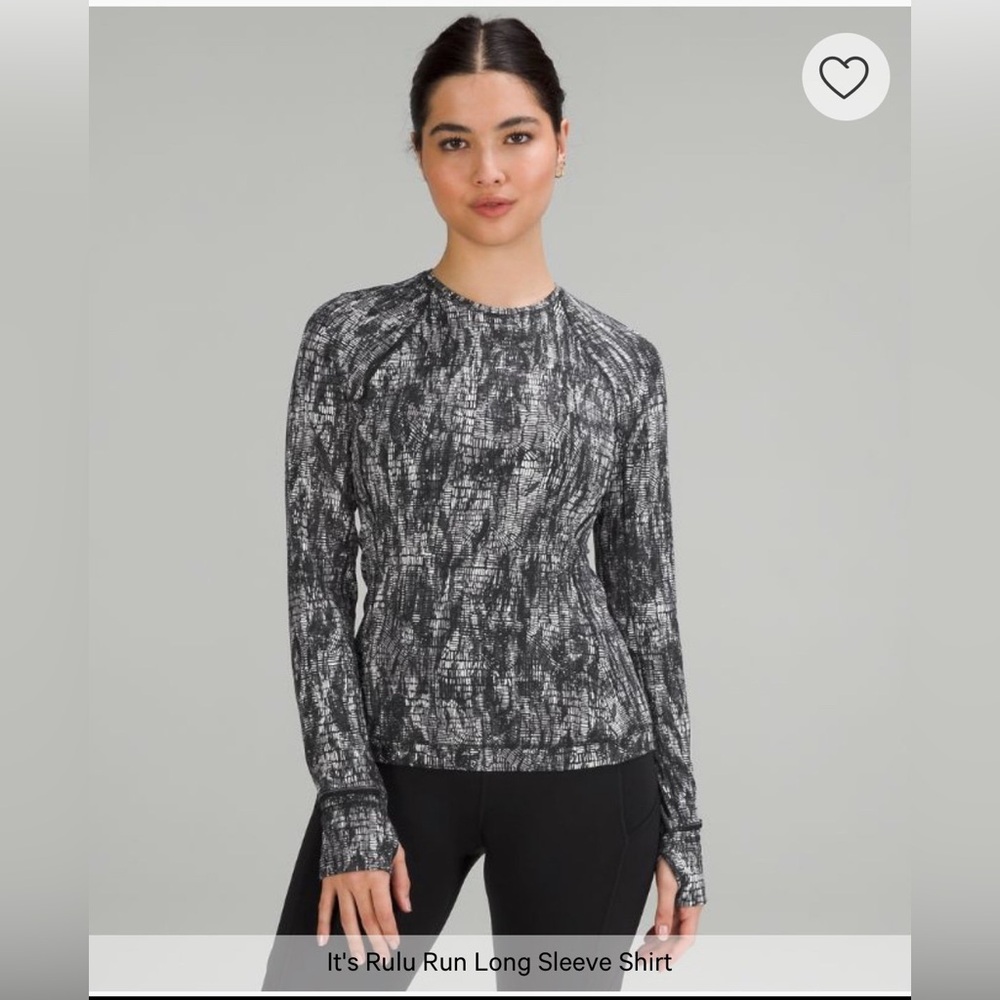 NWOT It's Rulu Run Lululemon long sleeve